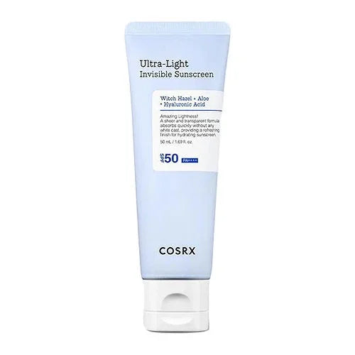 COSRX Aloe Soothing Sun Cream SPF50+ PA+++ — Ultra Light Visible Sunscreen COSRX