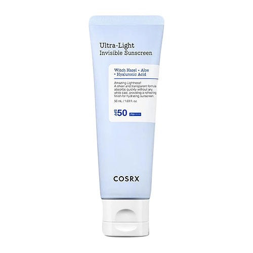 COSRX Aloe Soothing Sun Cream SPF50+ PA+++ — Ultra Light Visible Sunscreen